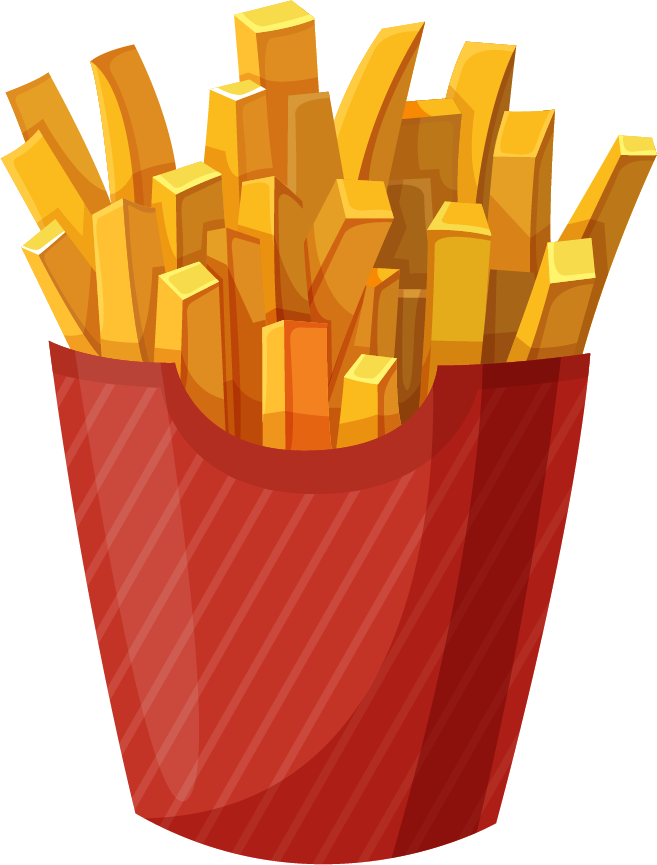 Download Cartoon French Fries Illustration 