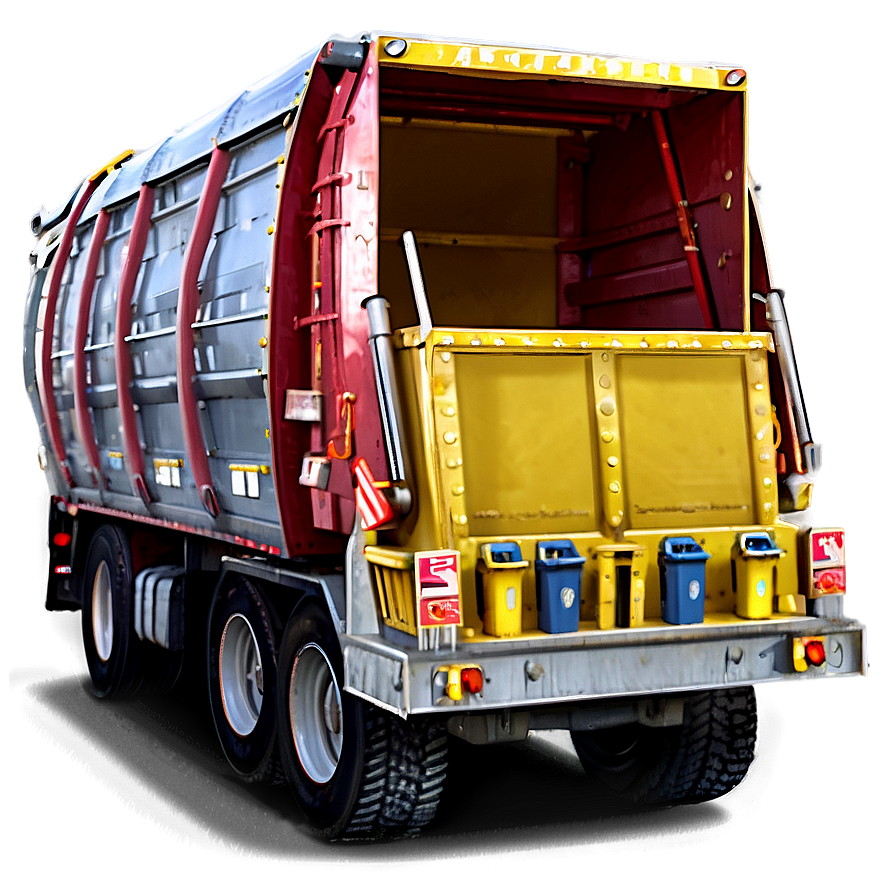 Cartoon Garbage Truck Png Oup88 PNG