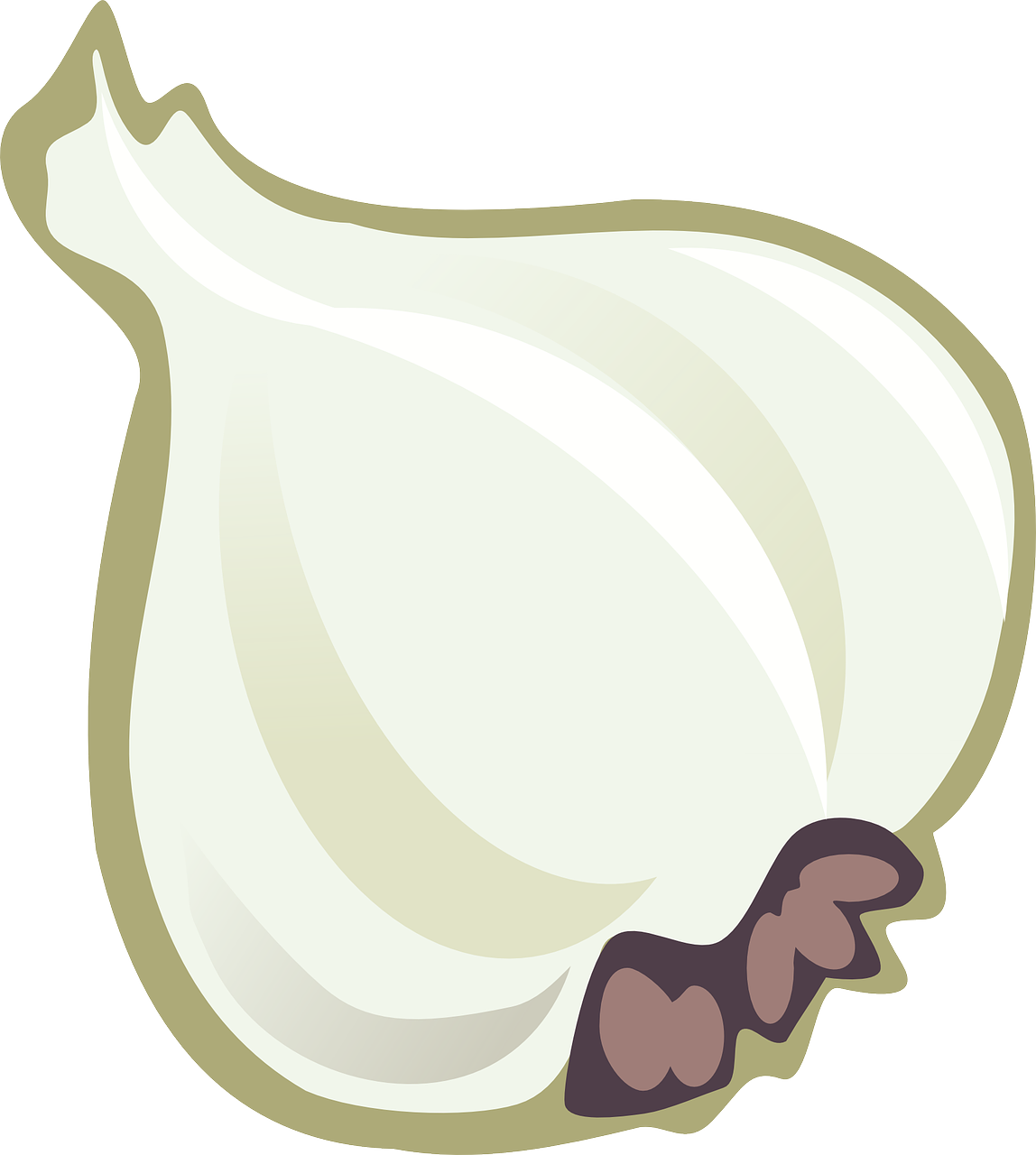 Cartoon Garlic Illustration PNG