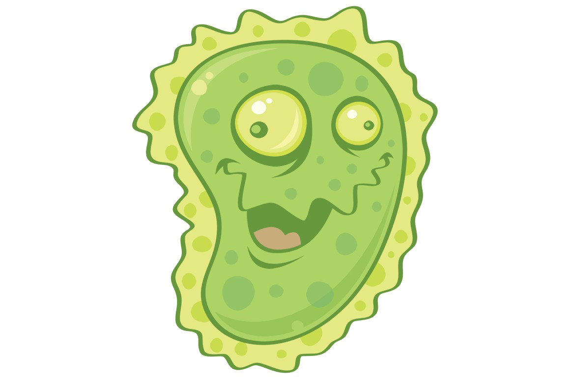 Download Cartoon Germ Character | Wallpapers.com