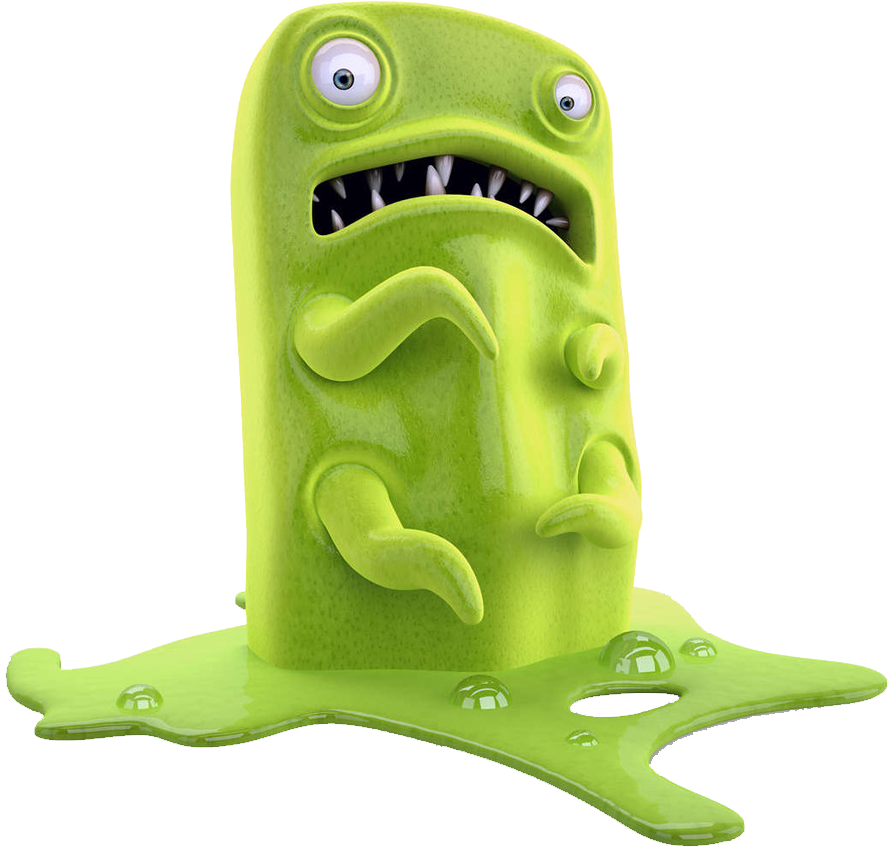 Download Cartoon Germ Character | Wallpapers.com