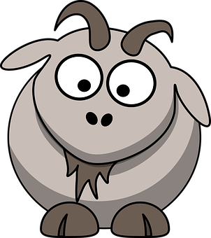 Download Cartoon Goat Character | Wallpapers.com