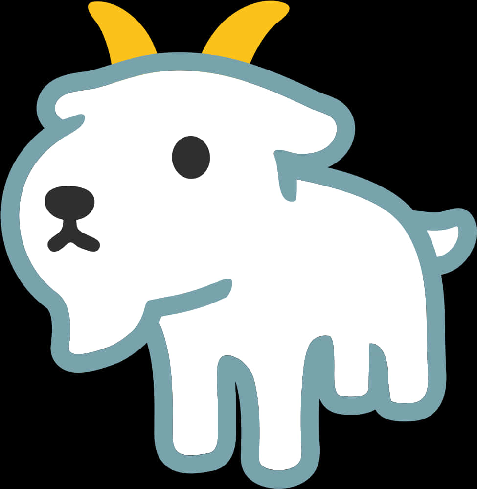 Cartoon Goat Graphic PNG