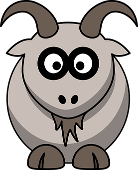 Cartoon Goat Graphic PNG