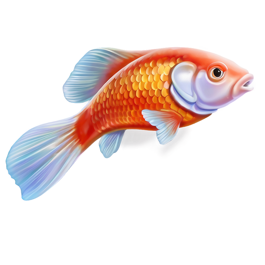 Download Cartoon Goldfish Png Ych | Wallpapers.com