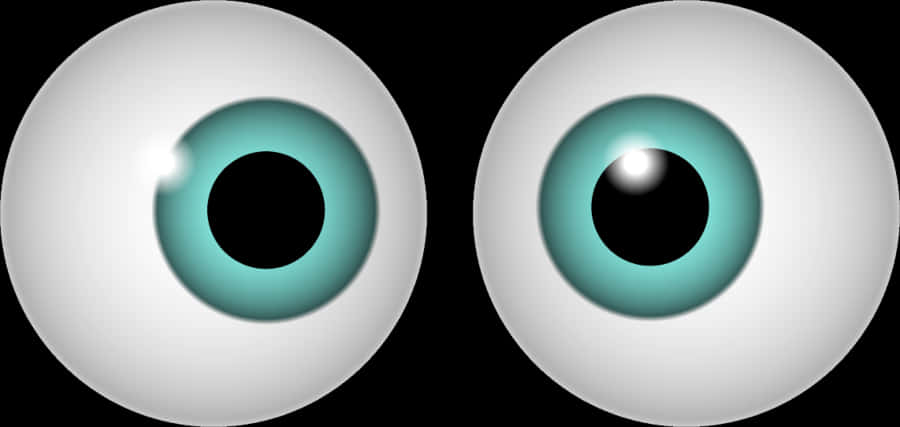 Cartoon Googly Eyes Vector PNG