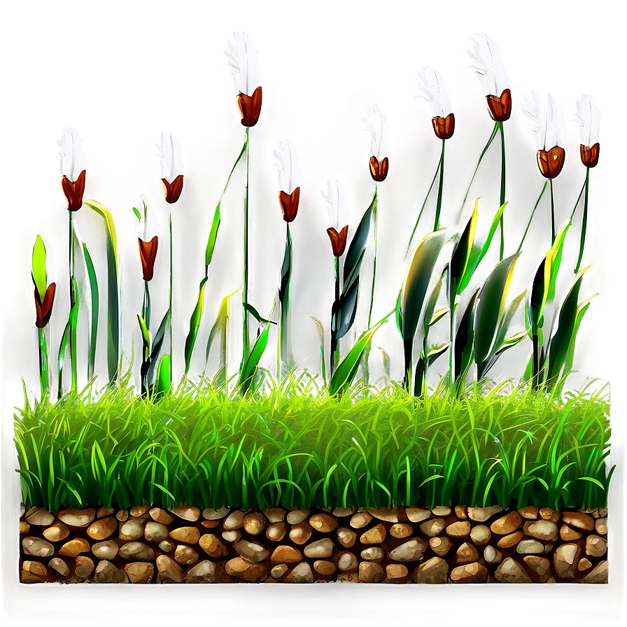 Cartoon Grass Texture Png 06122024 PNG