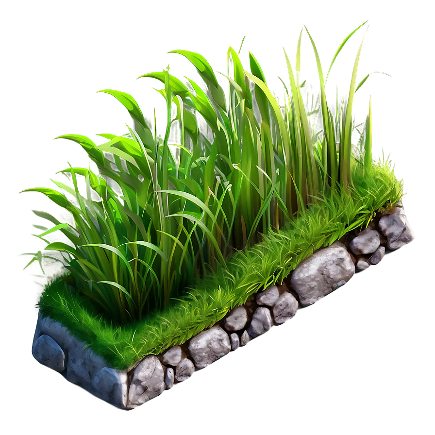 Cartoon Grass Under Foot Png 06122024 PNG