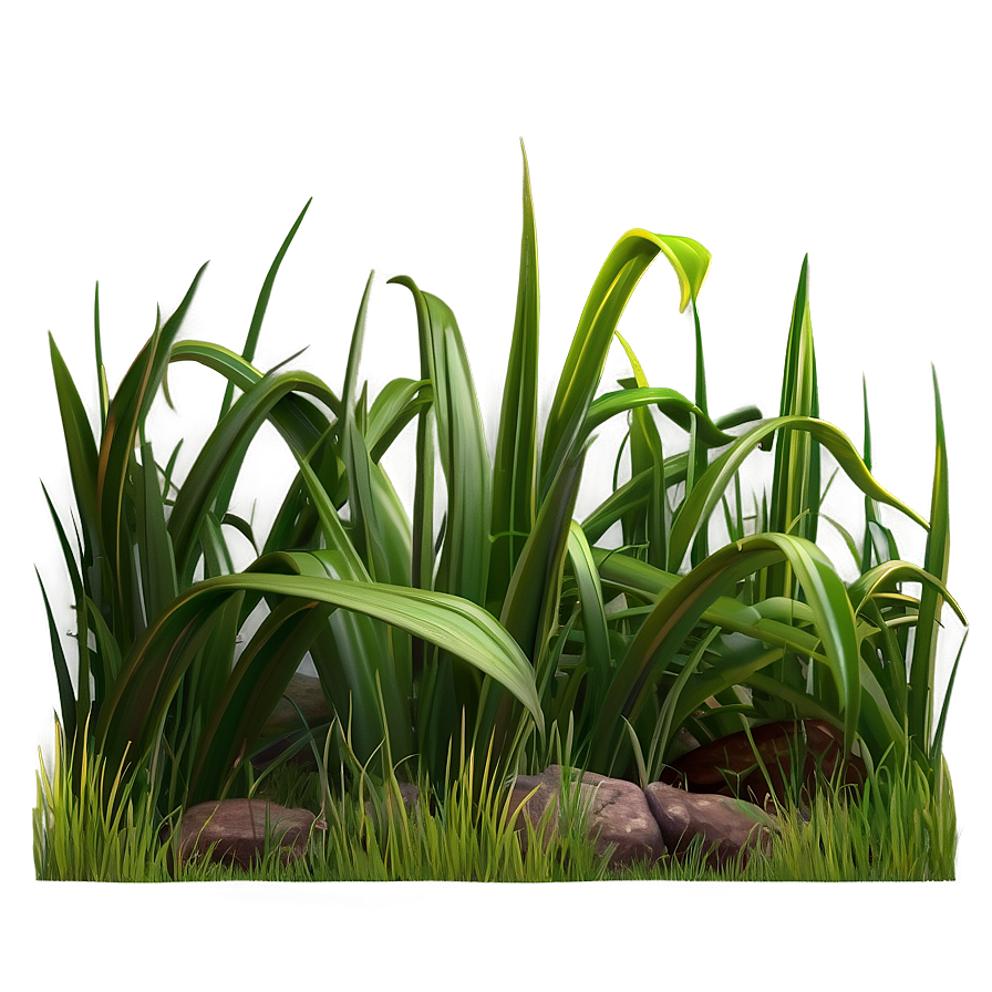 Cartoon Grass With Sun Png 06122024 PNG
