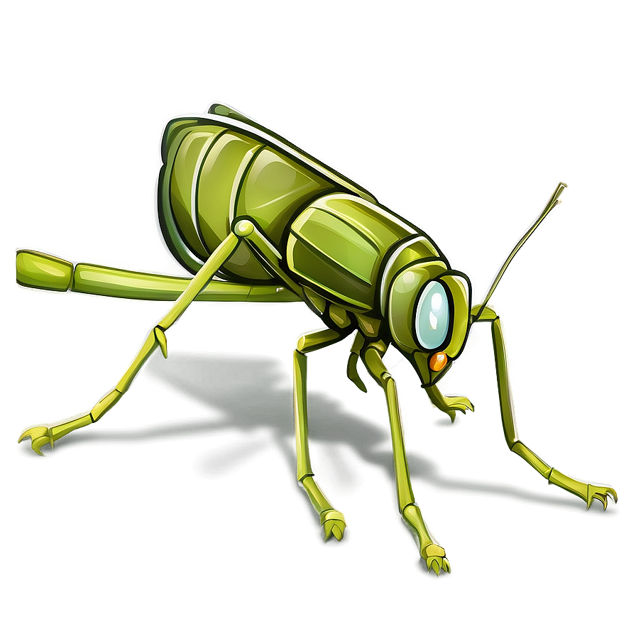 Cartoon Grasshopper Png Mmh75 PNG