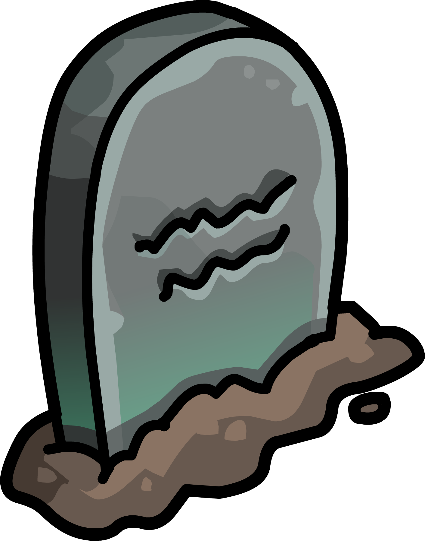 Cartoon Gravestone Illustration PNG