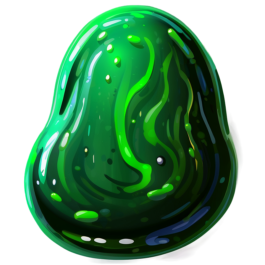 Cartoon Green Slime Png Gei PNG