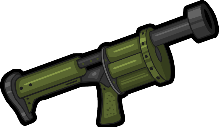 Download Cartoon Grenade Launcher Illustration | Wallpapers.com