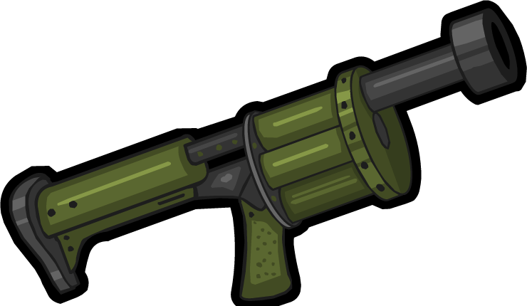 Cartoon Grenade Launcher Illustration PNG