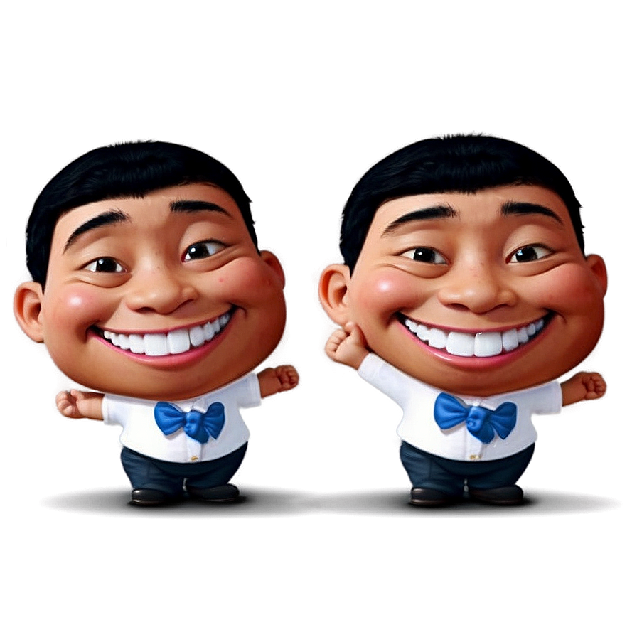 Cartoon Grin Expression Png Thj PNG