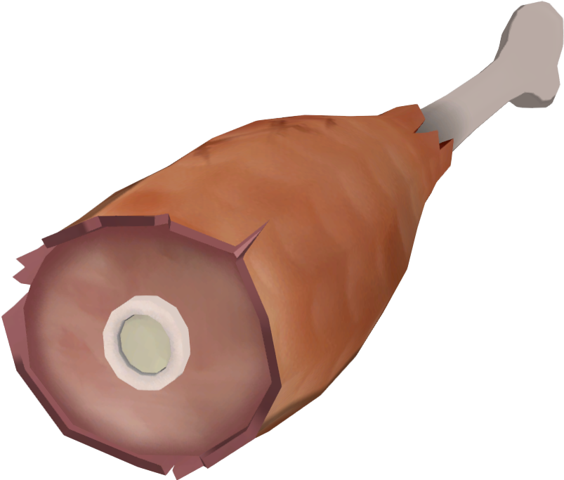 Cartoon Ham Leg PNG