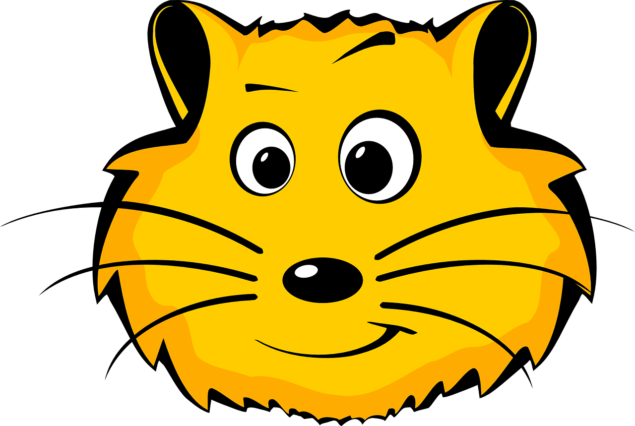 Cartoon Hamster Face PNG