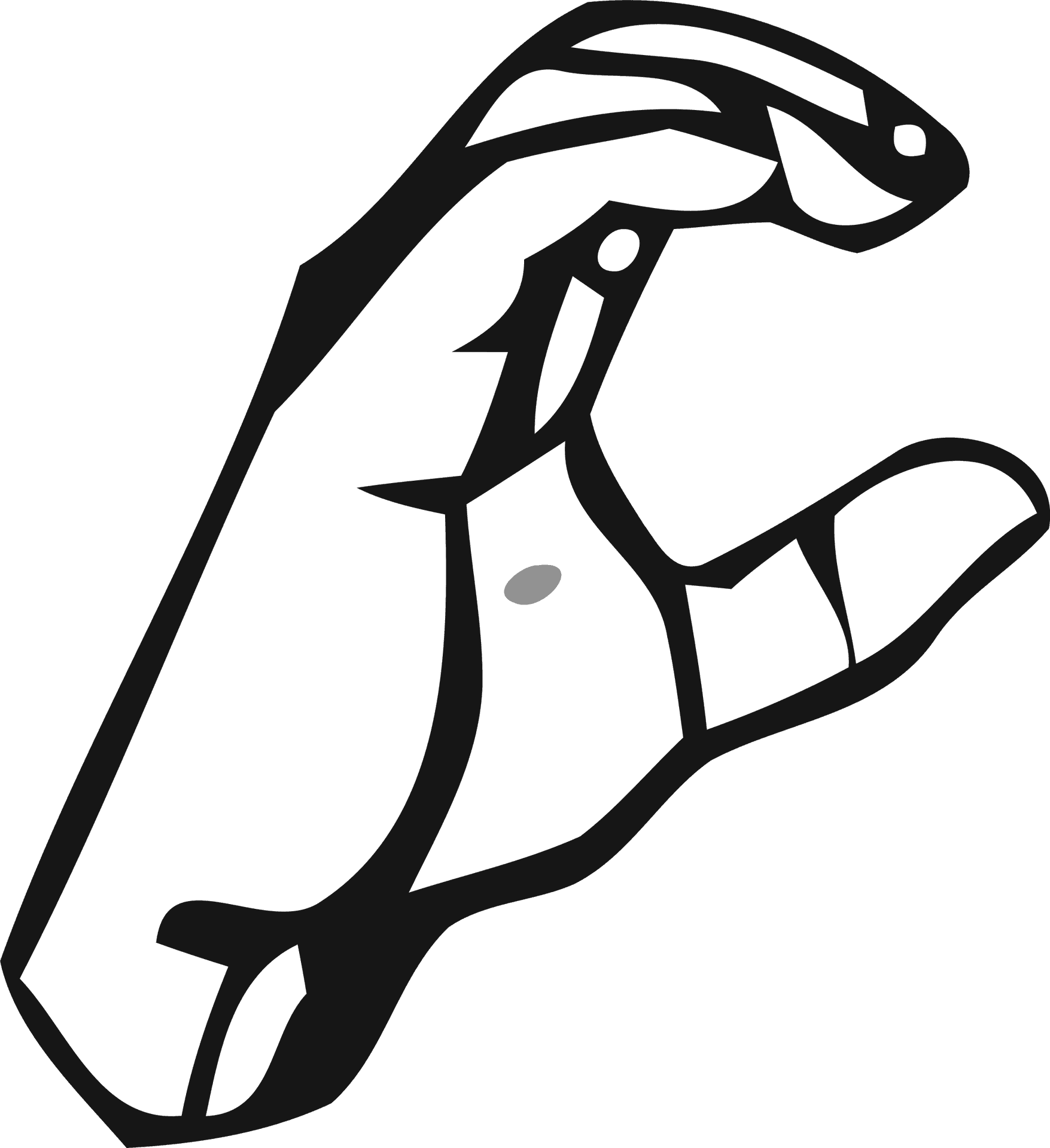 Download Cartoon Hand Gesture C | Wallpapers.com