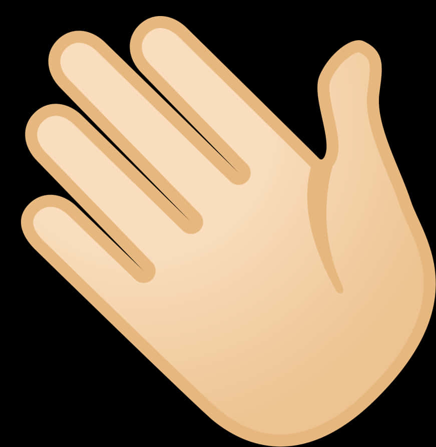 Hand Waving Gesture Graphic PNG