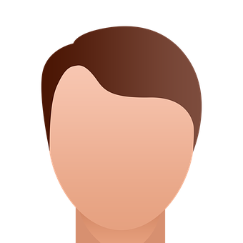 Cartoon Head Profile Icon PNG