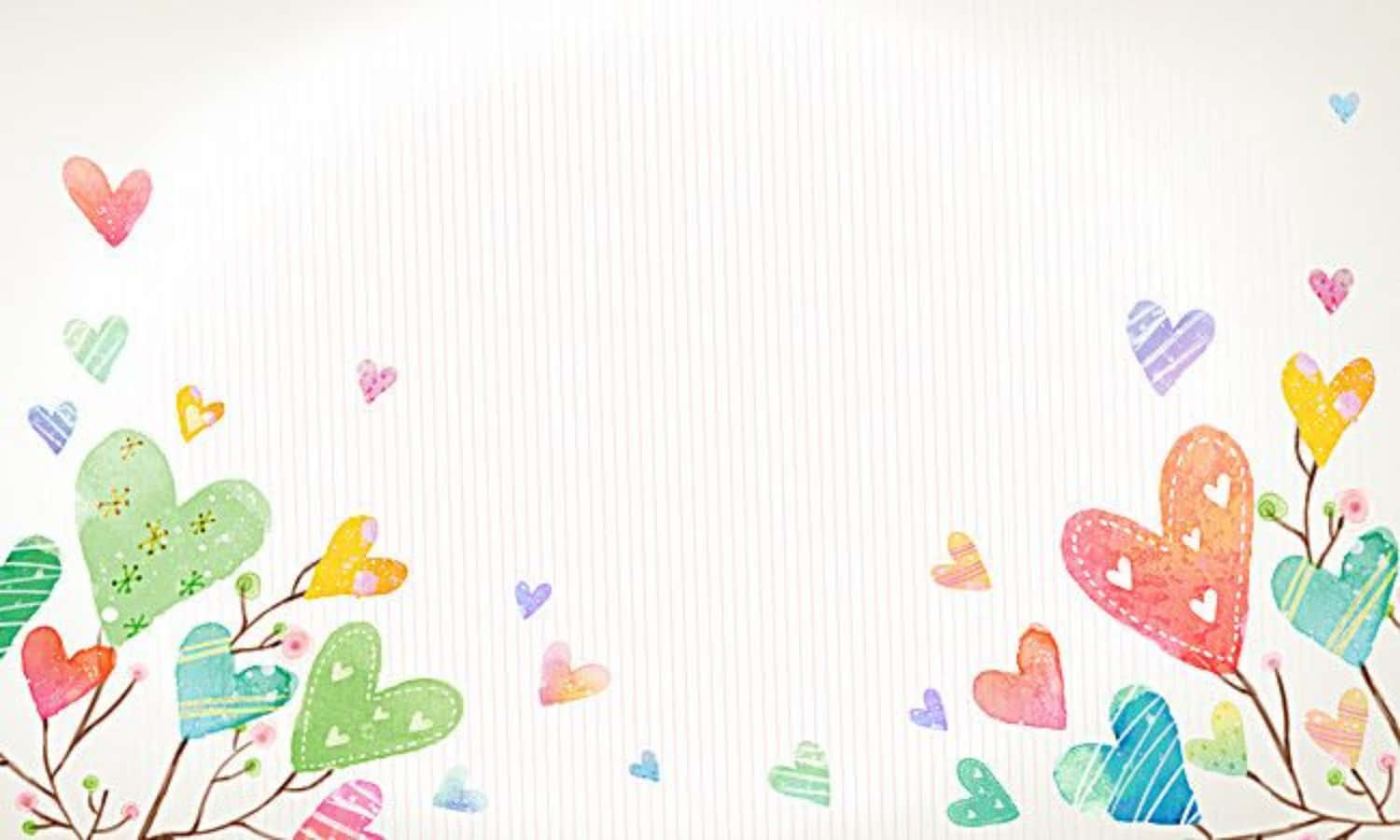 A vibrant illustration of a smiling cartoon heart with outstretched arms Wallpaper
