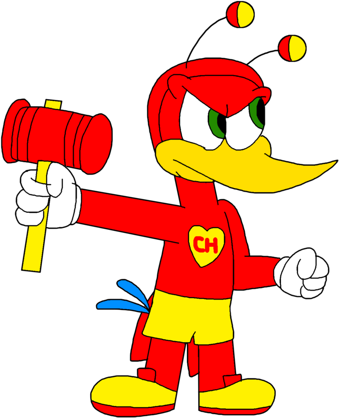 Cartoon Hero Woodpecker PNG