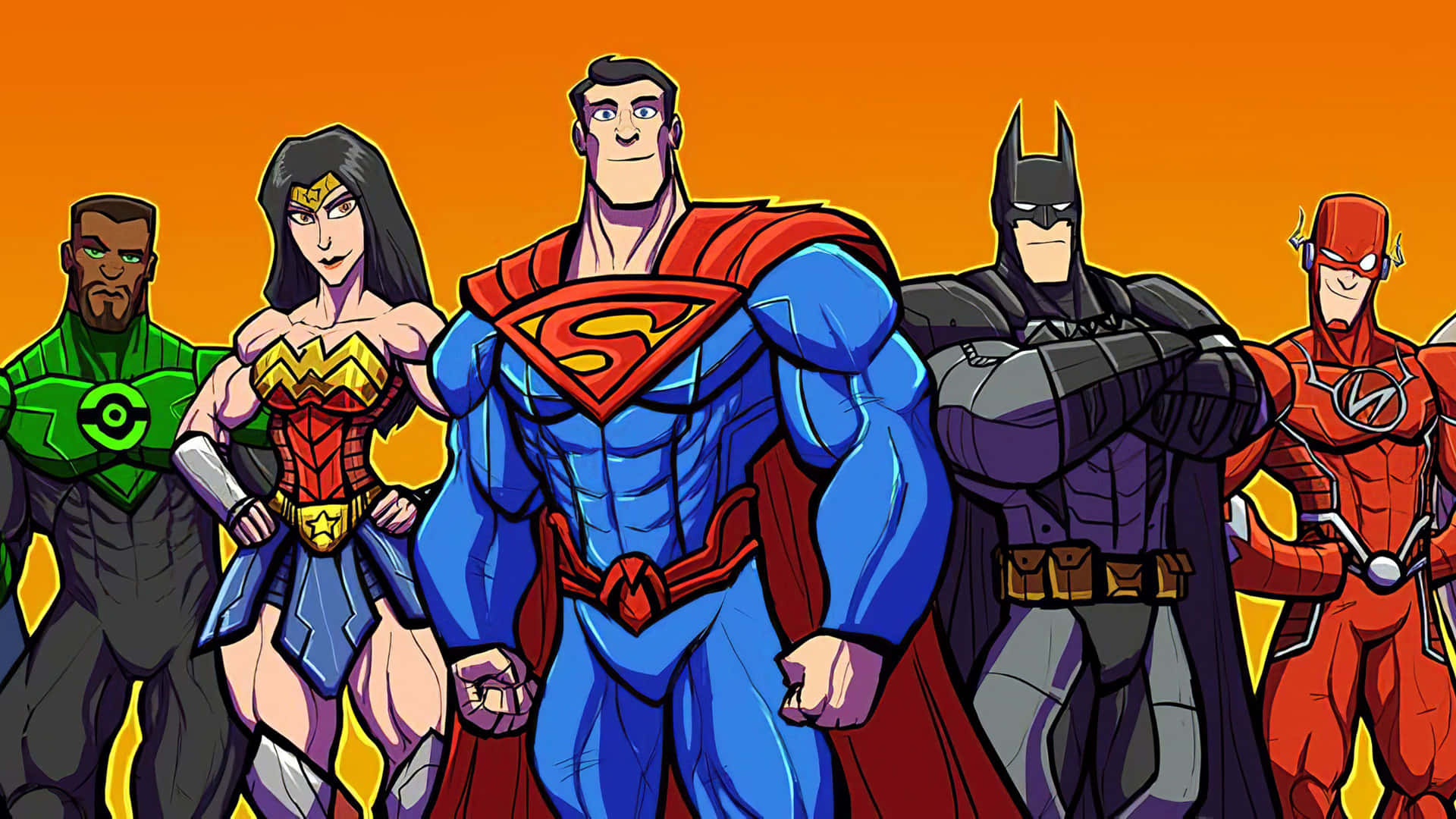 All-Star Cartoon Heroes Unite! Wallpaper