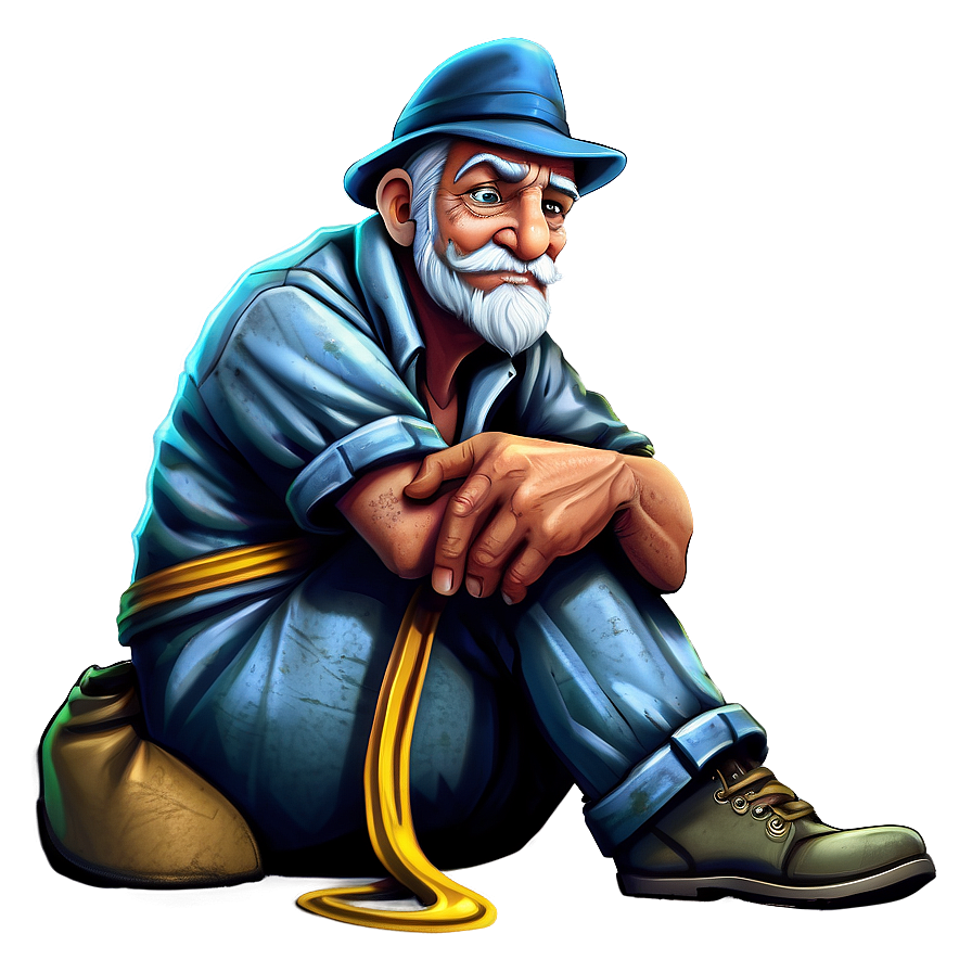 Cartoon Hobo Clipart Png 06242024 PNG