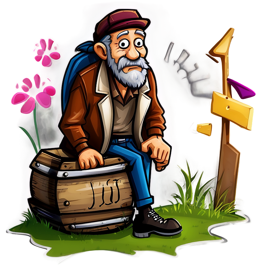 Cartoon Hobo Clipart Png 89 PNG