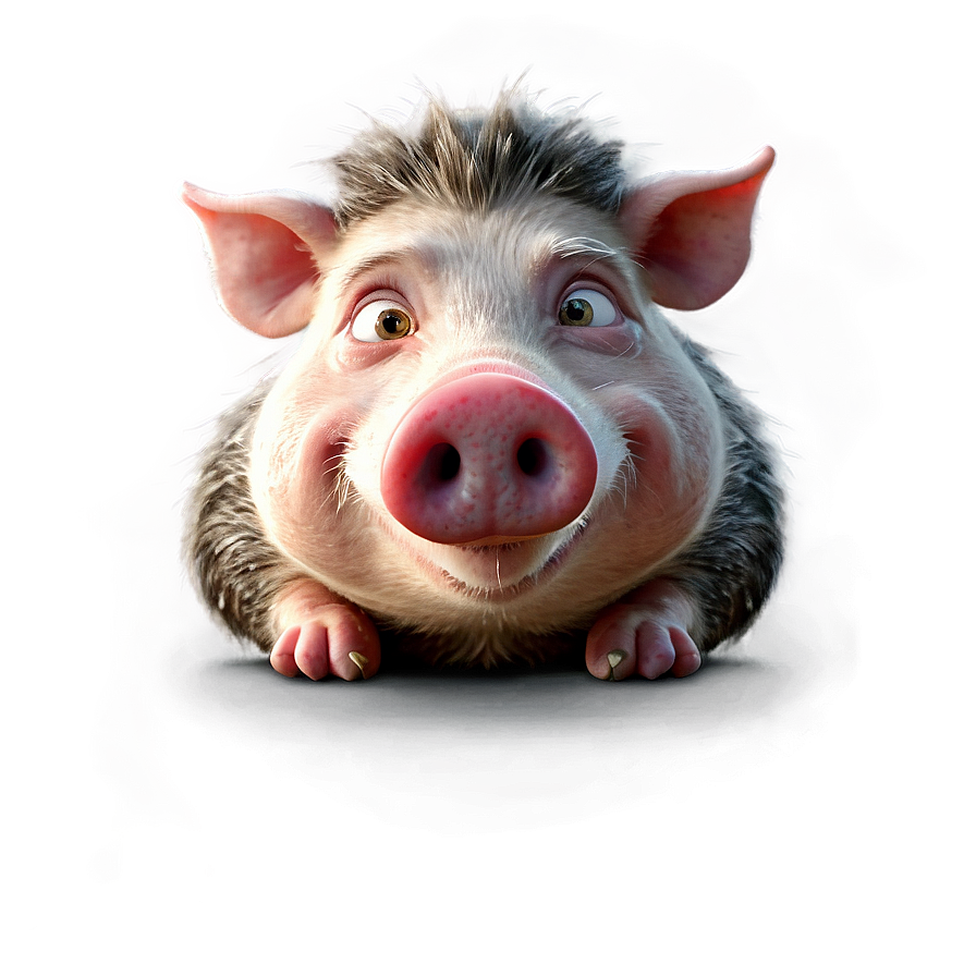 Cartoon Hog Png 06252024 PNG