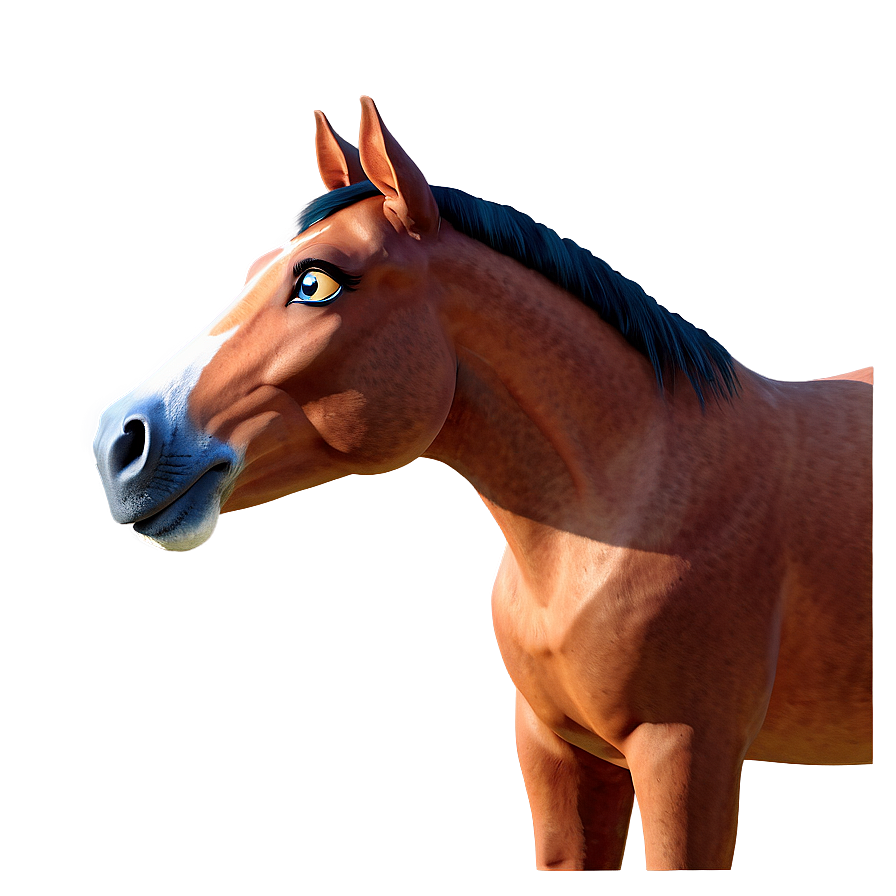 Download Cartoon Horse Png Wcp | Wallpapers.com