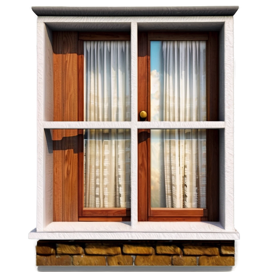 Cartoon House Windows Png 80 PNG