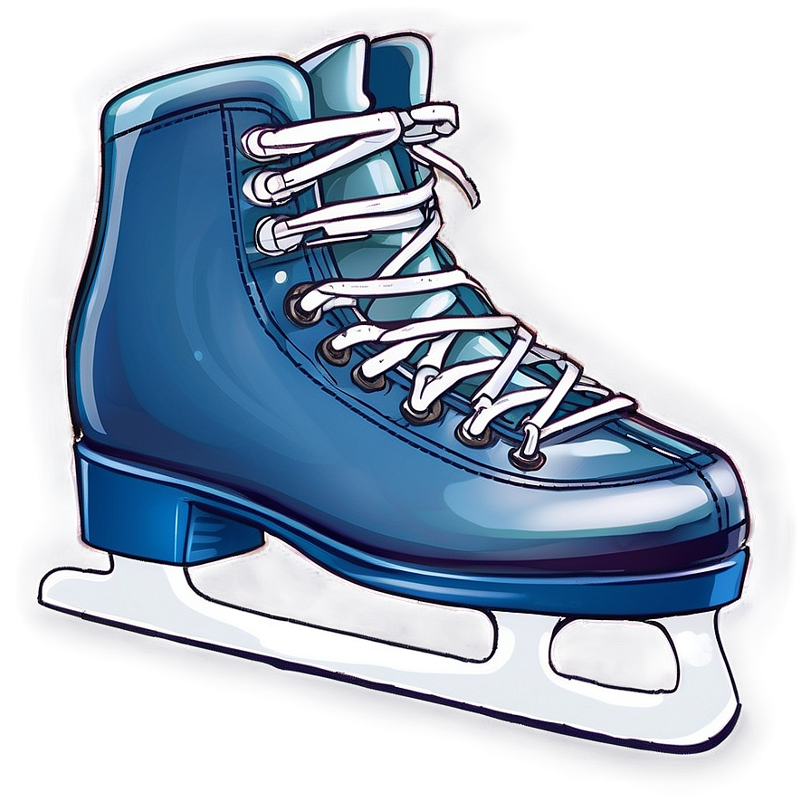 Cartoon Ice Skates Png 06122024 PNG