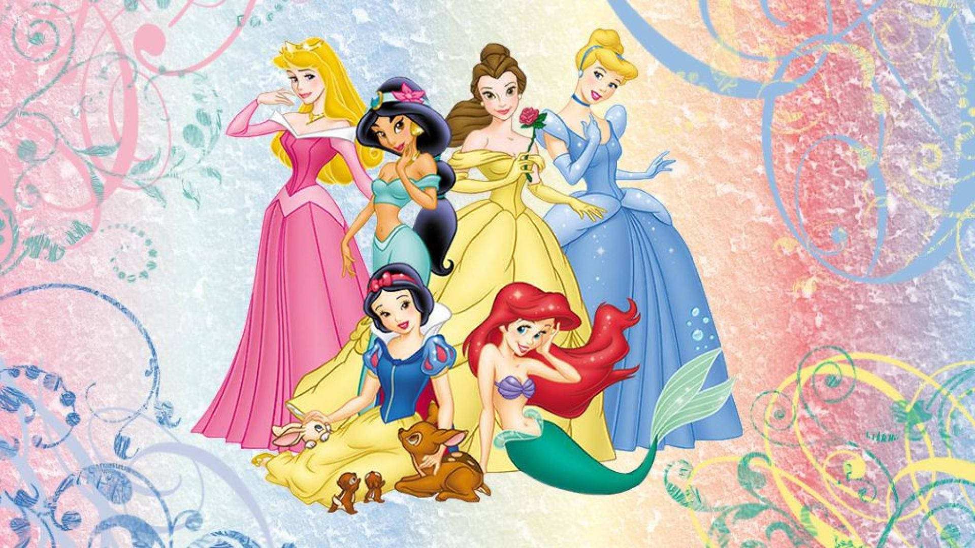 Cartoon Image Of Beautiful Princesses
