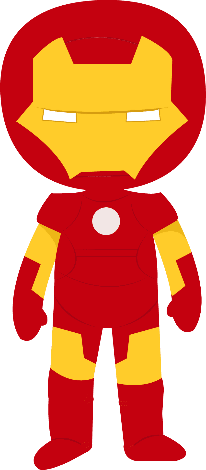 Cartoon Iron Man Costume PNG