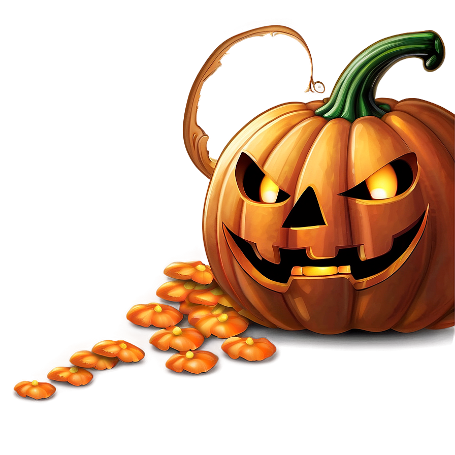 Cartoon Jack O Lantern Drawing Png 05252024 PNG