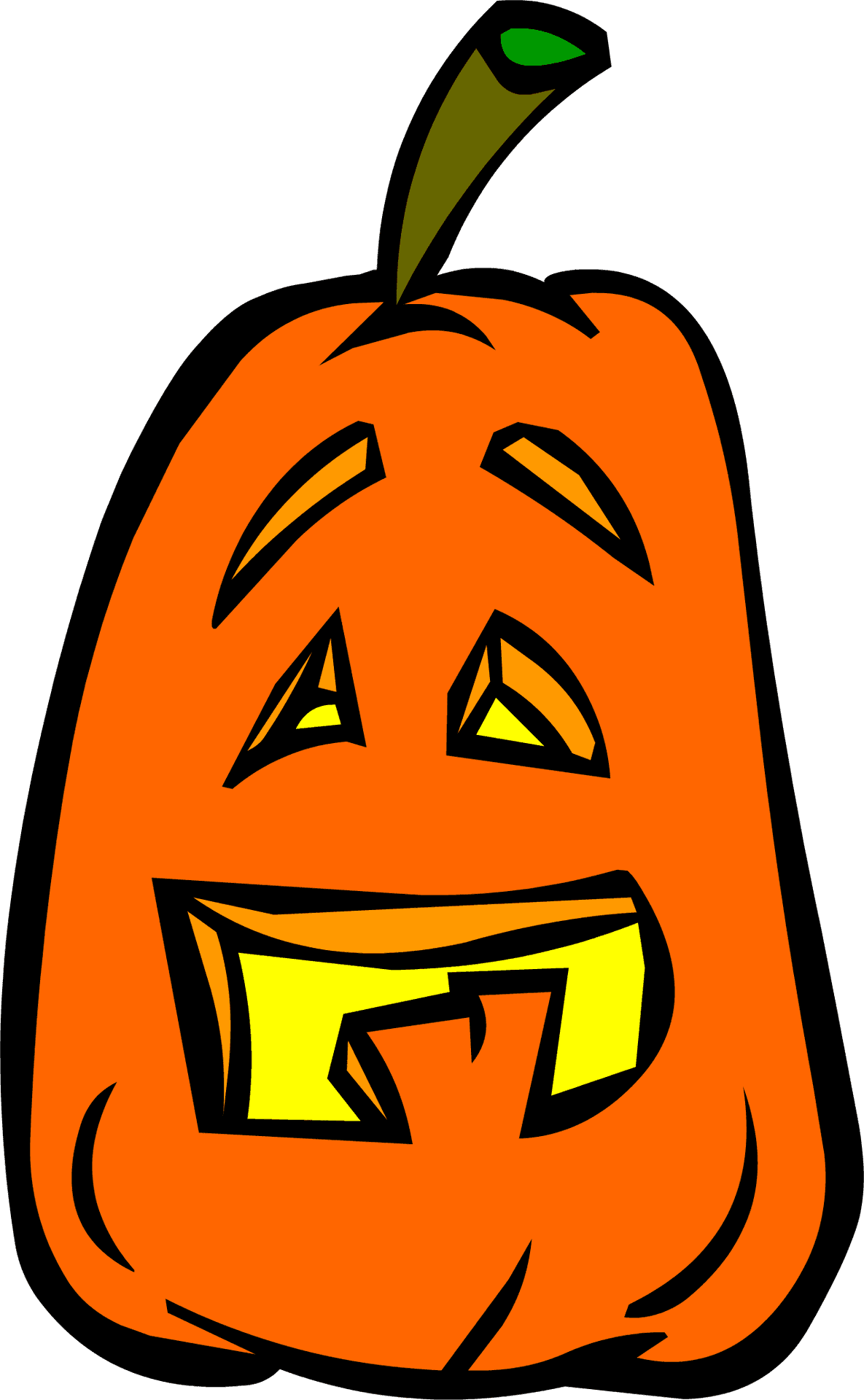 Cartoon Jack O Lantern Graphic PNG