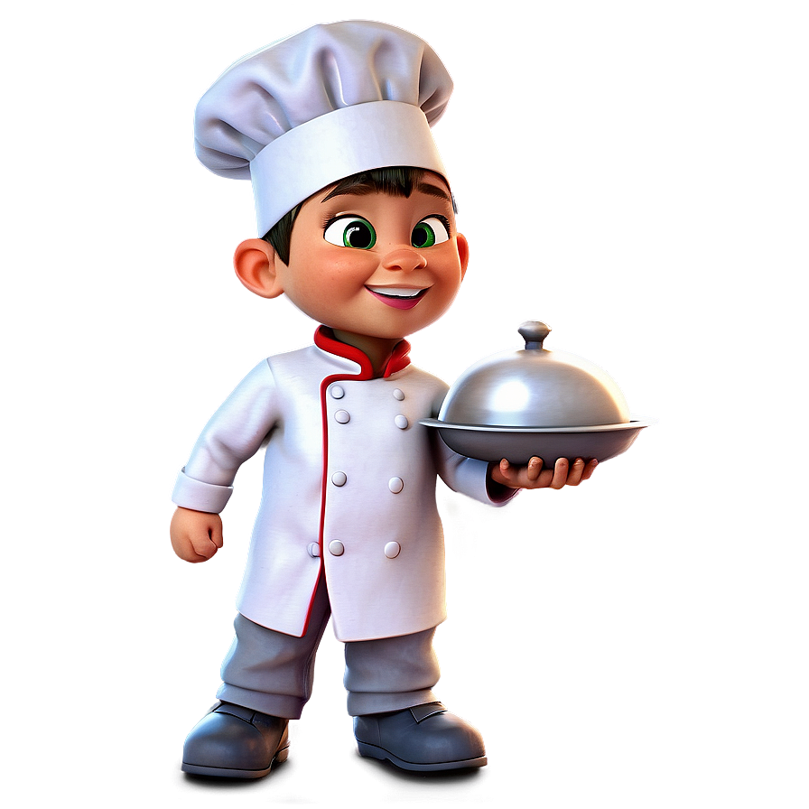 Cartoon Kid In Chef Hat Png Ofc PNG