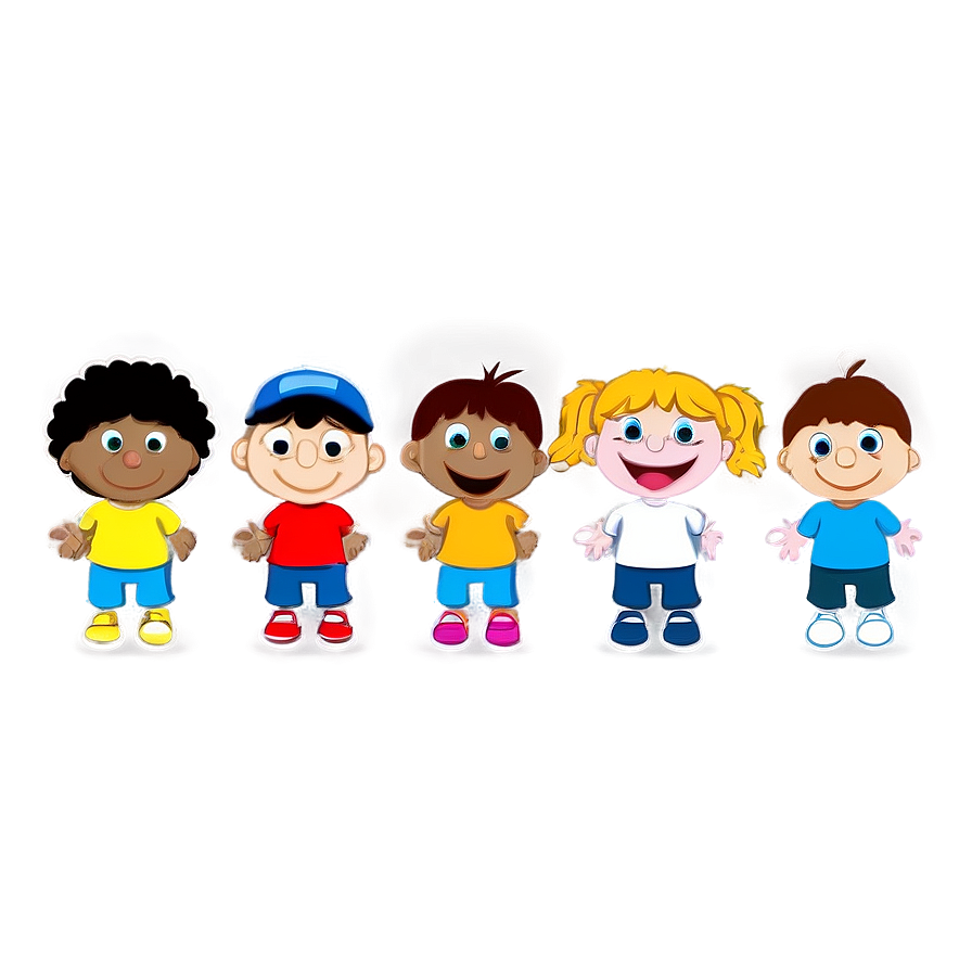 Download Cartoon Kids Png Nry | Wallpapers.com