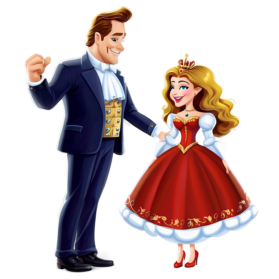 Cartoon King And Queen Png 06252024 PNG