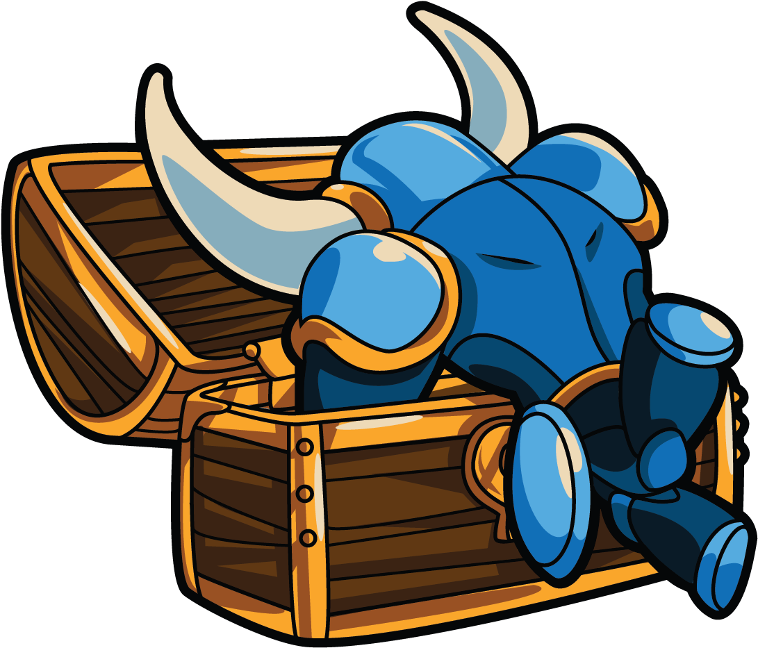 Cartoon Knight Armorin Treasure Chest PNG