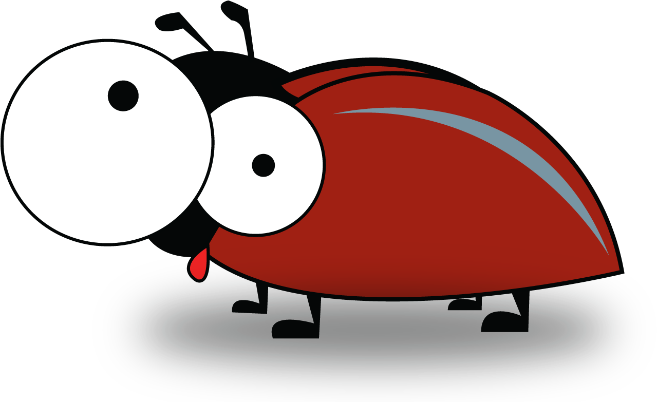 Cartoon Ladybug Illustration PNG