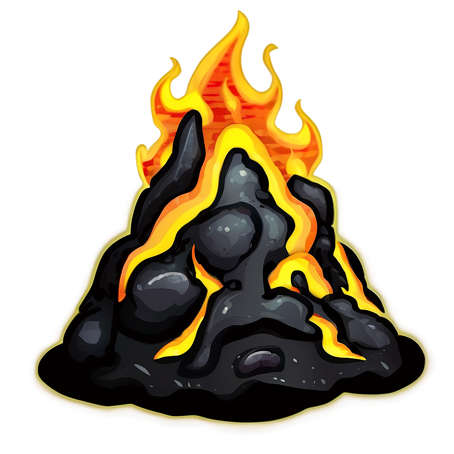 Cartoon Lava Fire Png 5 PNG