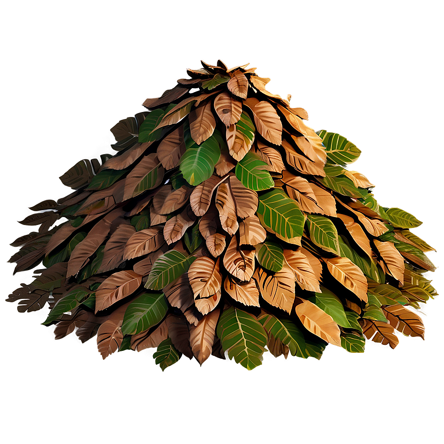 Cartoon Leaf Pile Png Blr26 PNG