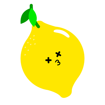 Cartoon Lemon Graphic PNG