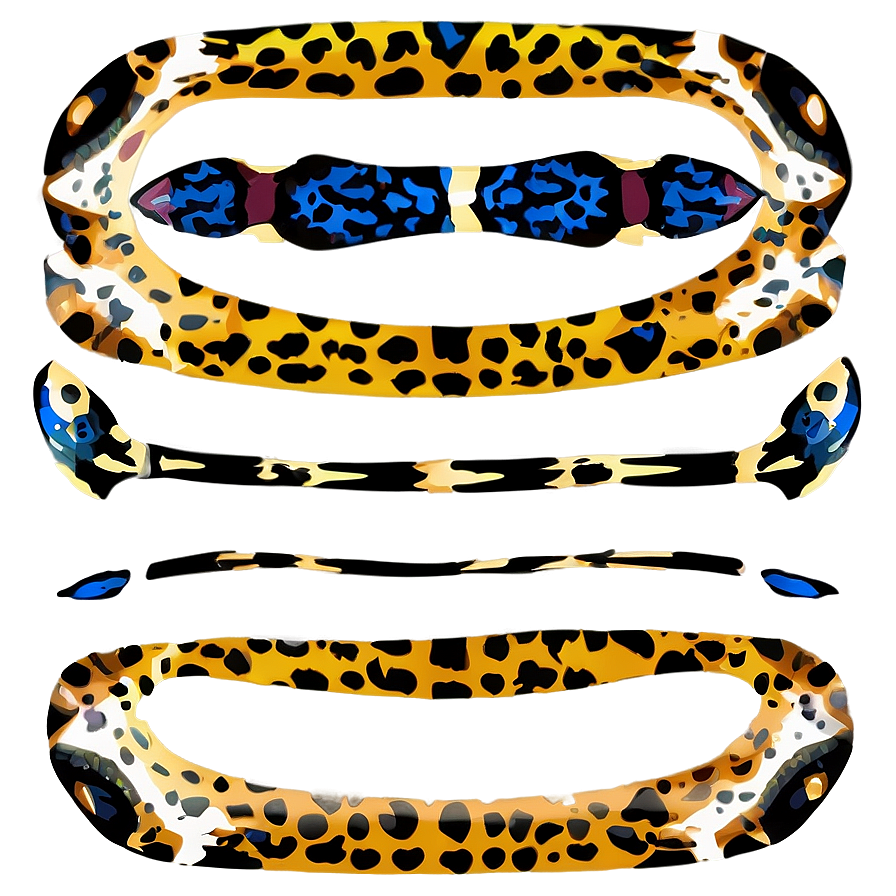 Cartoon Leopard Pattern Png 73 PNG