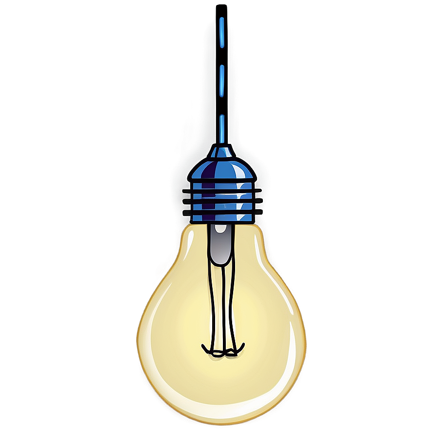 Cartoon Light Bulb Png Qgo28 PNG