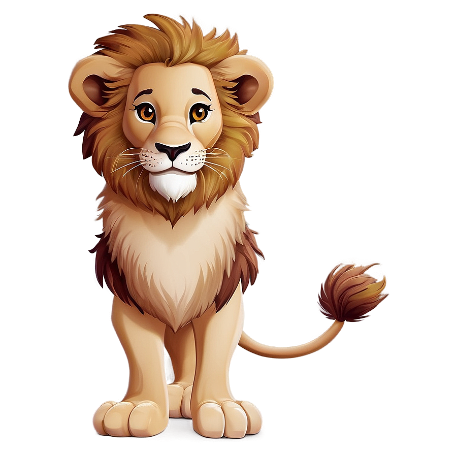 Cartoon Lion Cute Png Yye PNG