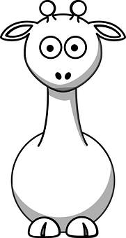 Cartoon Llama Graphic PNG