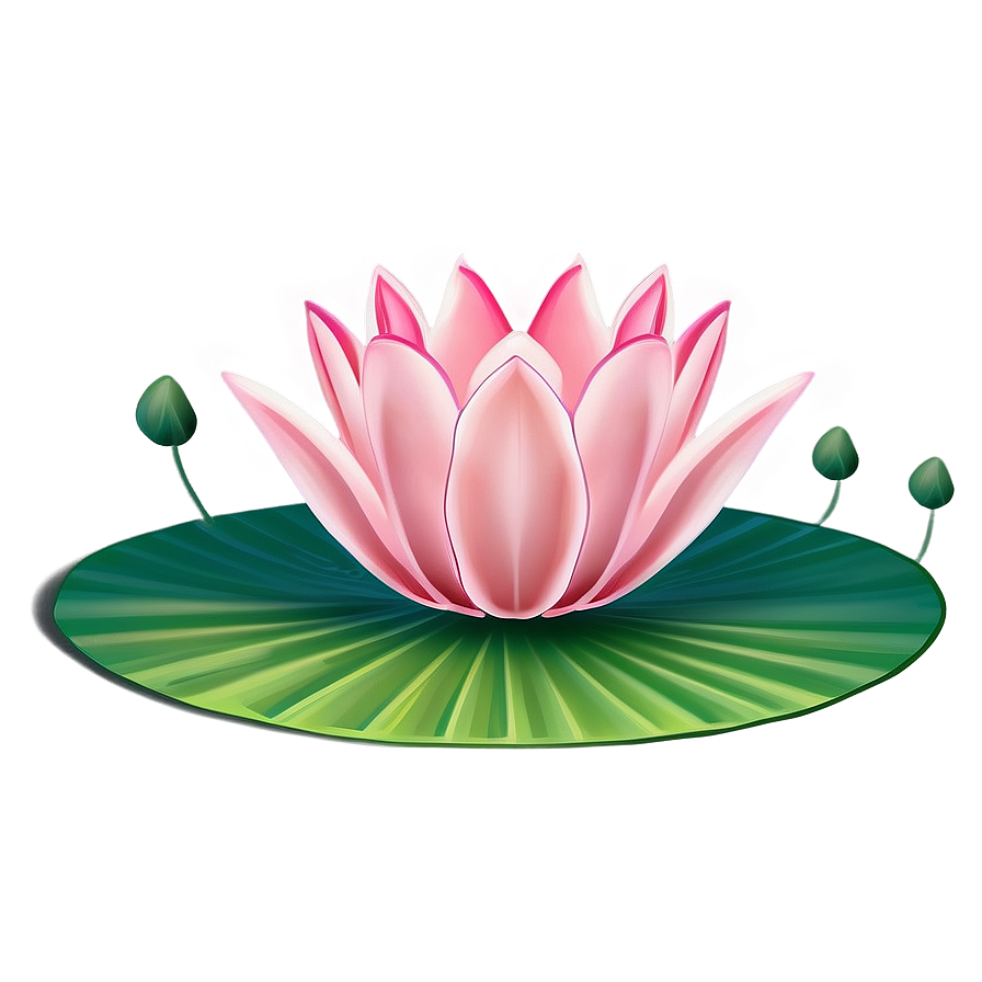 Download Cartoon Lotus Png Irx16 | Wallpapers.com